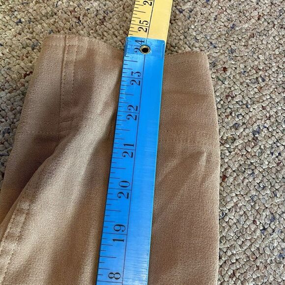 VTG Hastings & Smith Women Jacket Sz L Tan Snap Button Pocket Western Old Money - Picture 3 of 11